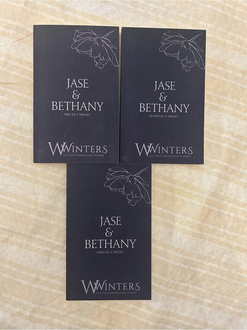 Jase & Bethany Trilogy by W. Winters – Black Cover Set